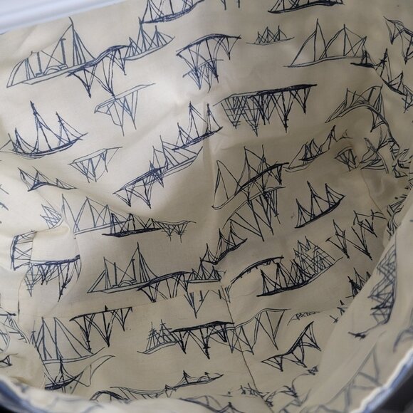 #277 Bag Blue Snowflake - Picture 3 of 5